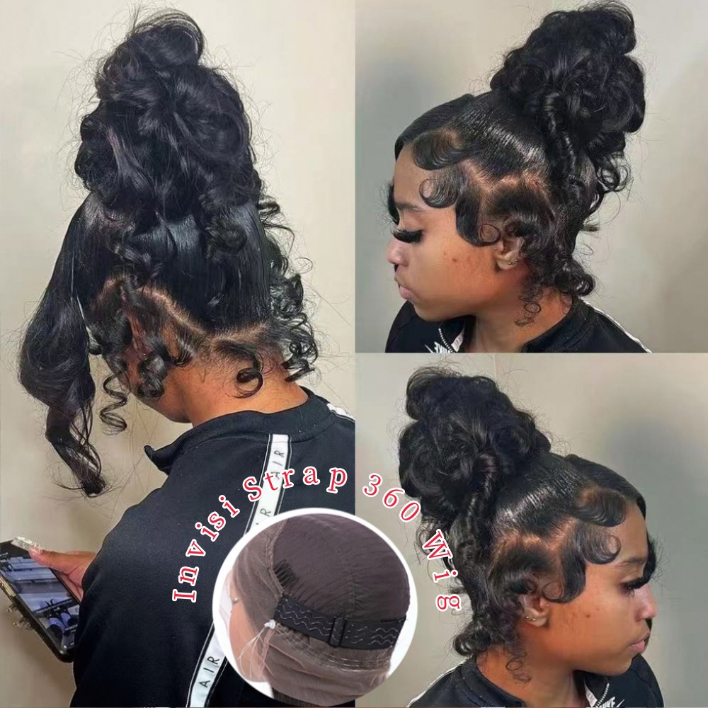 Lace Front Wigs - Wig HD 360 Full Lace dengan