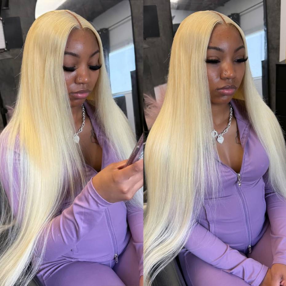 613 Blonde Body Wave Lace Front Wig - Wig Rambut Manusia 13x6 Lace Frontal