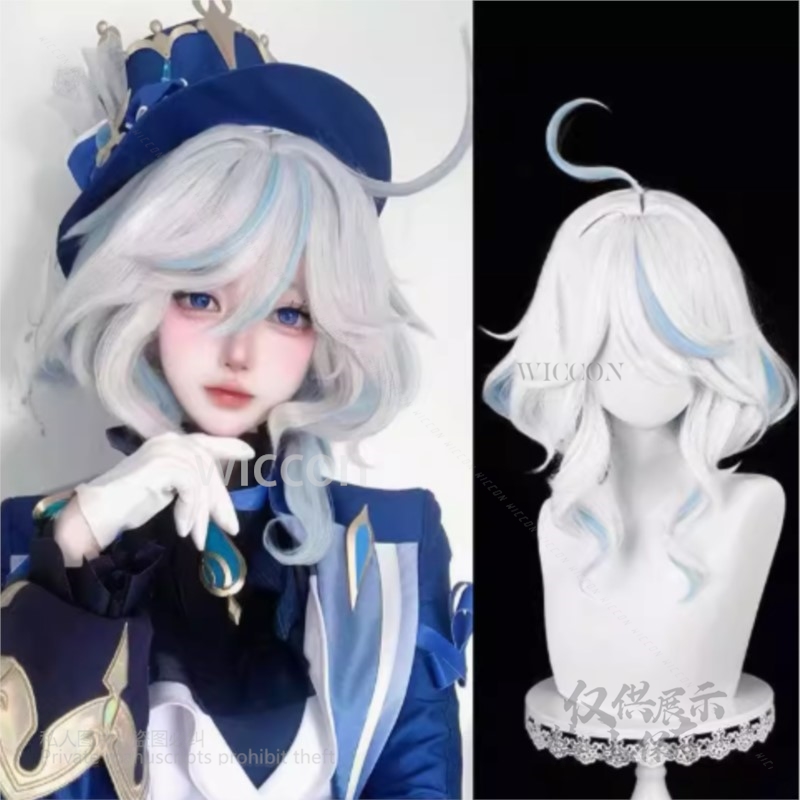 Synthetic Wigs - Topi Kostum Cosplay Game Anime Furina