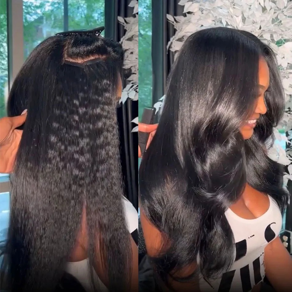 Invisible Tape In Extensions Real Hair - Pita Lurus Keriting Dalam Ekstensi Rambut