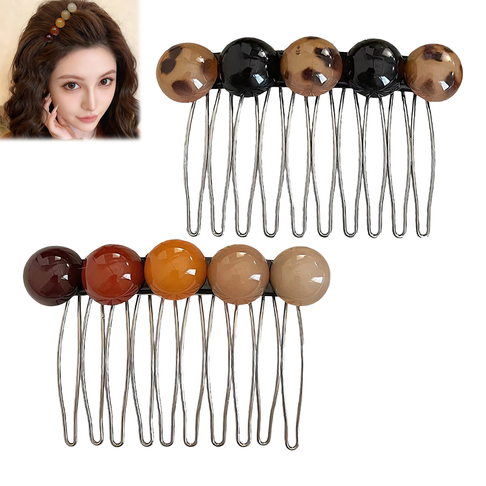 Hair Bundles - Jepit Rambut Gaya Korea Sederhana Dengan