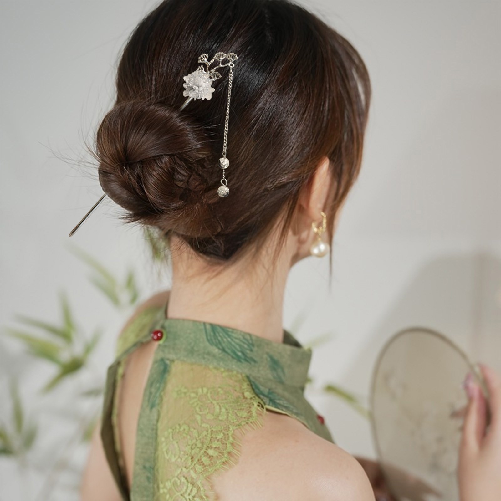 Hair Bundles - Tusuk Konde Bunga Elegan, Jepit Rambut