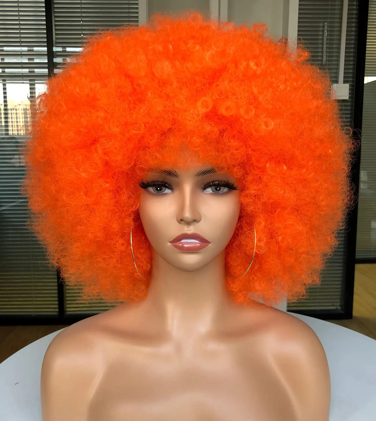 Wig sintetik keriting ikal Afr - Synthetic Braided Wigs For Black Women ulasan dan harga