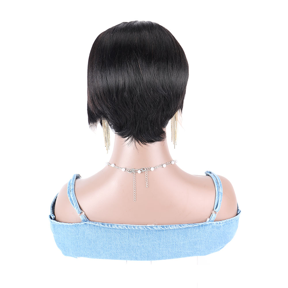 Wig rambut manusia potongan pe - Short Pixie Cut Wig Human Hair Cheap ulasan dan harga