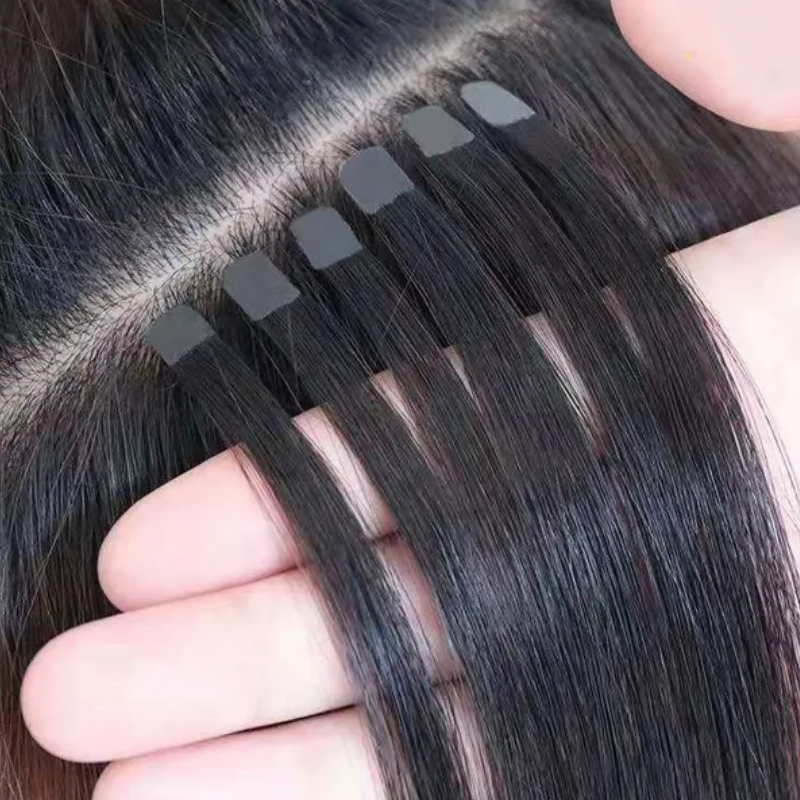 Plester Mini ekstensi rambut m - Invisible Tape In Extensions Real Hair ulasan dan harga