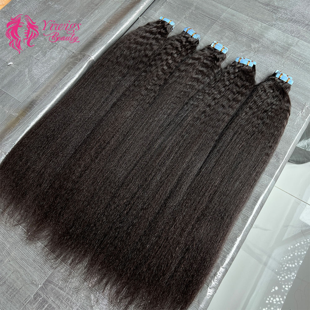 Ekstensi Rambut Lurus dengan P - Invisible Tape In Extensions Real Hair ulasan dan harga