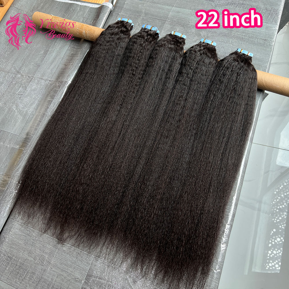 Ekstensi Rambut Lurus dengan P - Invisible Tape In Extensions Real Hair ulasan dan harga