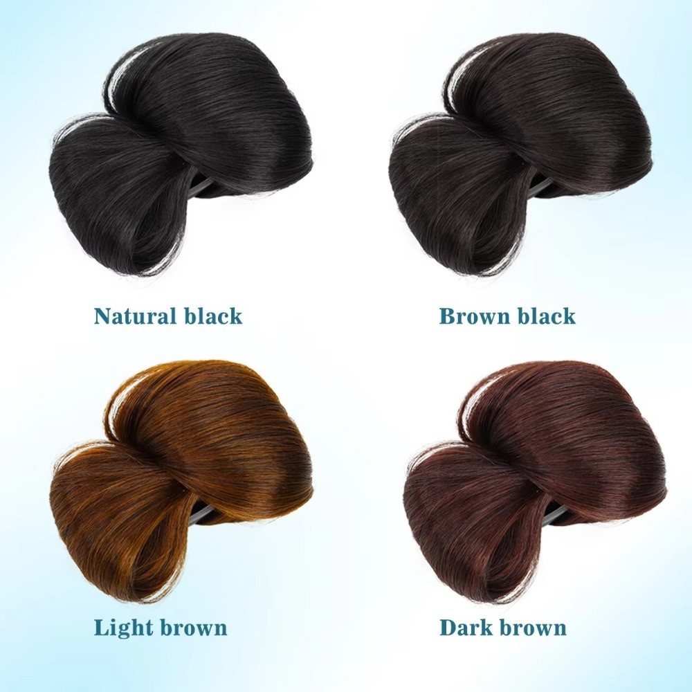 Wig Sanggul Rambut Sintetis Al - Claw Clip Messy Bun Hair Piece ulasan dan harga