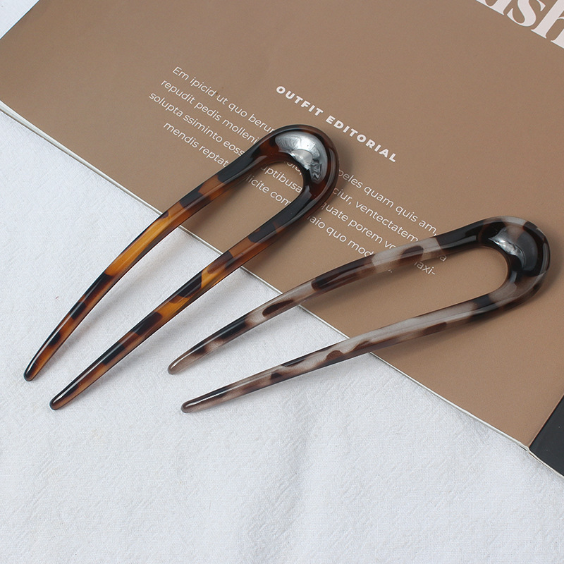 Jepit rambut bentuk U motif ma - Hair Bundles ulasan dan harga