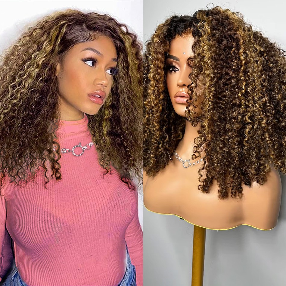 Wig Bob Tanpa Lem Highlight Ho - Glueless Wear And Go Human Hair Wig ulasan dan harga