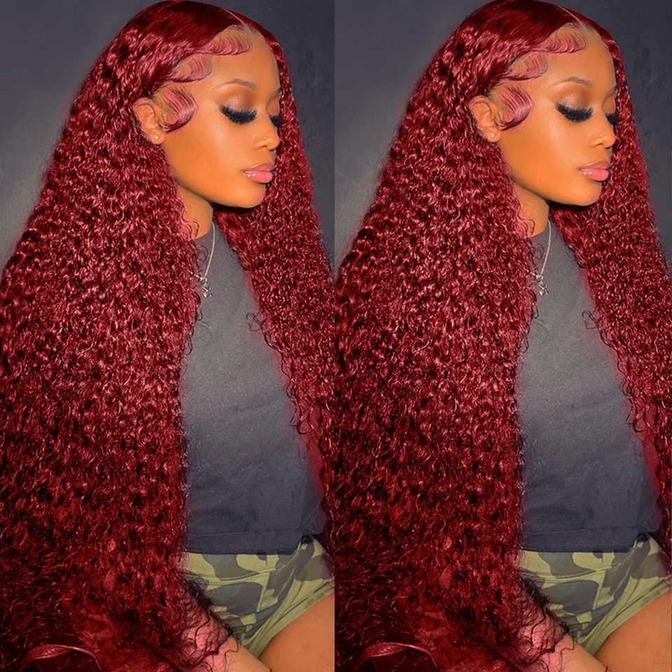 Wig rambut manusia warna burgu - Human Hair Wigs ulasan dan harga