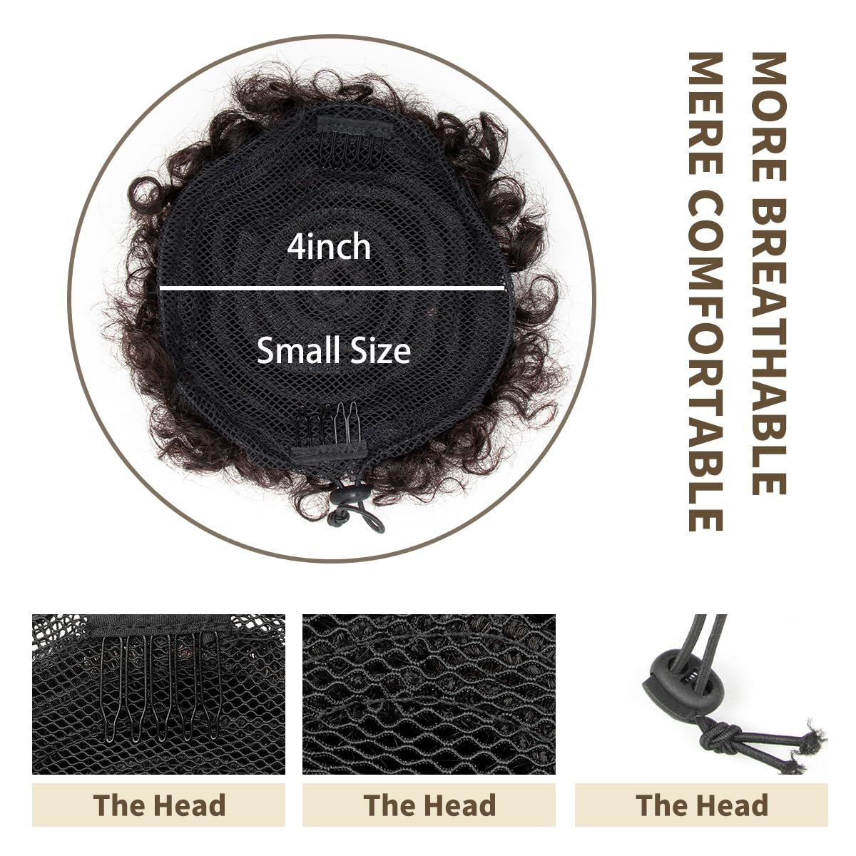 Ekor kuda serut Puff Afro sint - Drawstring Afro Curly Puff Ponytail ulasan dan harga