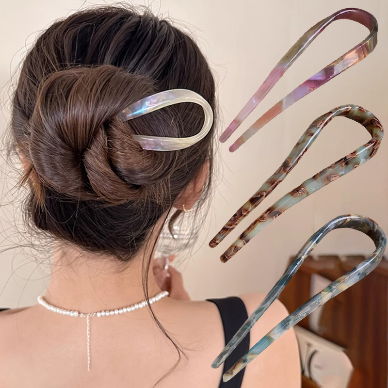 Tusuk Rambut Bentuk U dari Ase - Hair Bundles ulasan dan harga