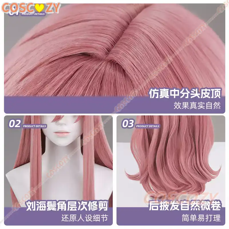 Wig Cosplay Anime The Ribbon H - Synthetic Wigs ulasan dan harga