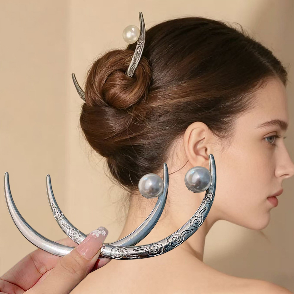 Jepit Rambut Mutiara Bentuk Bu - Hair Bundles ulasan dan harga