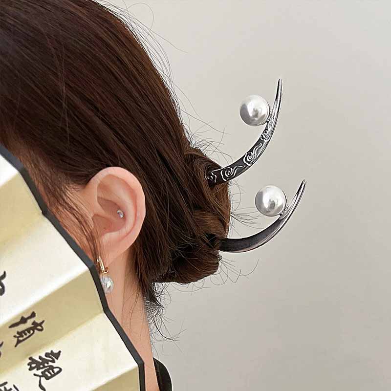 Jepit Rambut Mutiara Bentuk Bu - Hair Bundles ulasan dan harga
