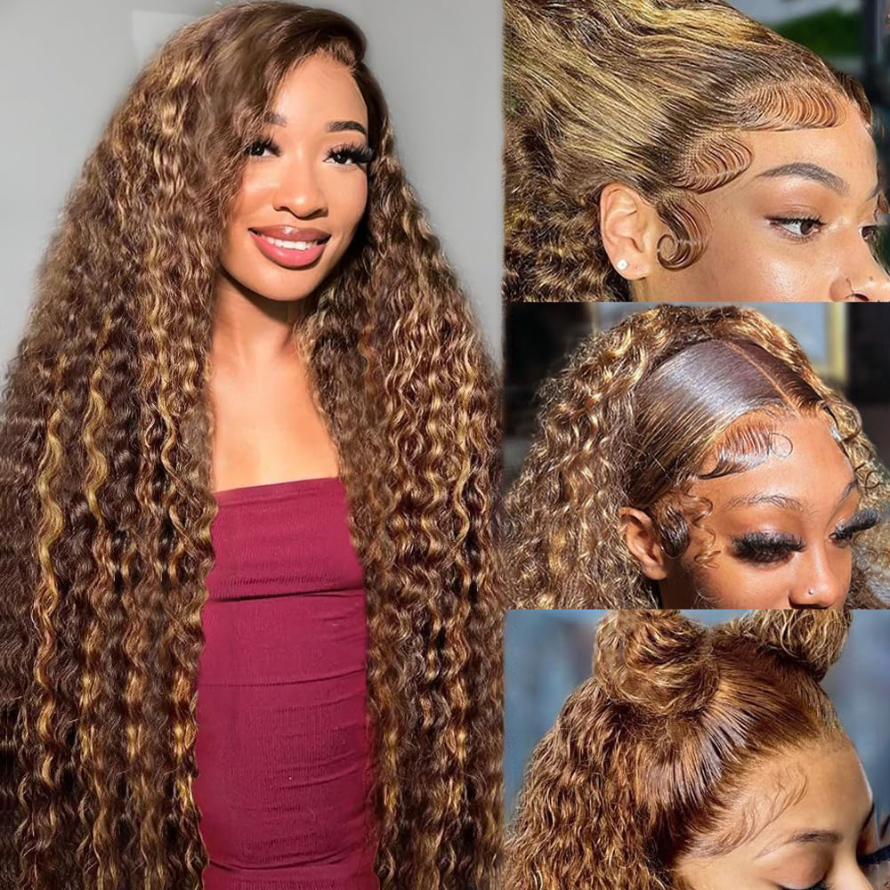 Wig Rambut Keriting Deep Wave  - Lace Front Wigs ulasan dan harga