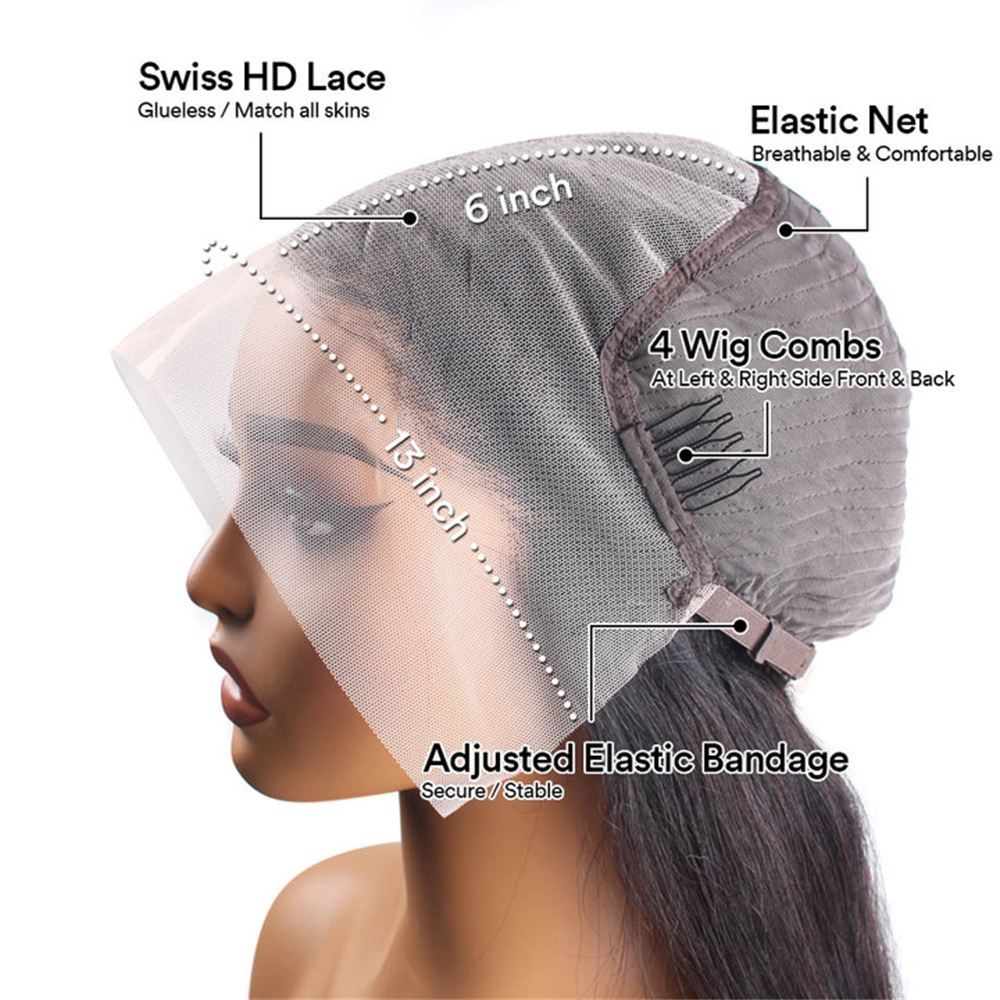 Wig Rambut Keriting Deep Wave  - Lace Front Wigs ulasan dan harga