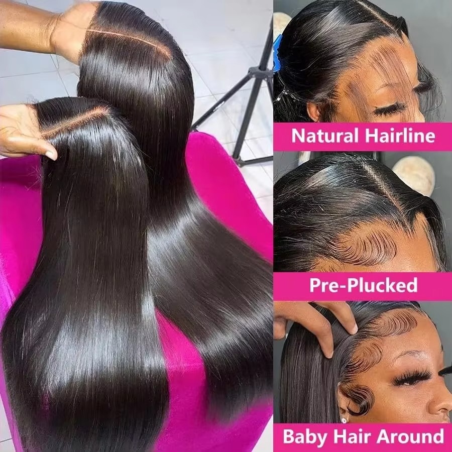 Wig Rambut Asli 36 38 Inch 13x - Glueless Wear And Go Human Hair Wig ulasan dan harga
