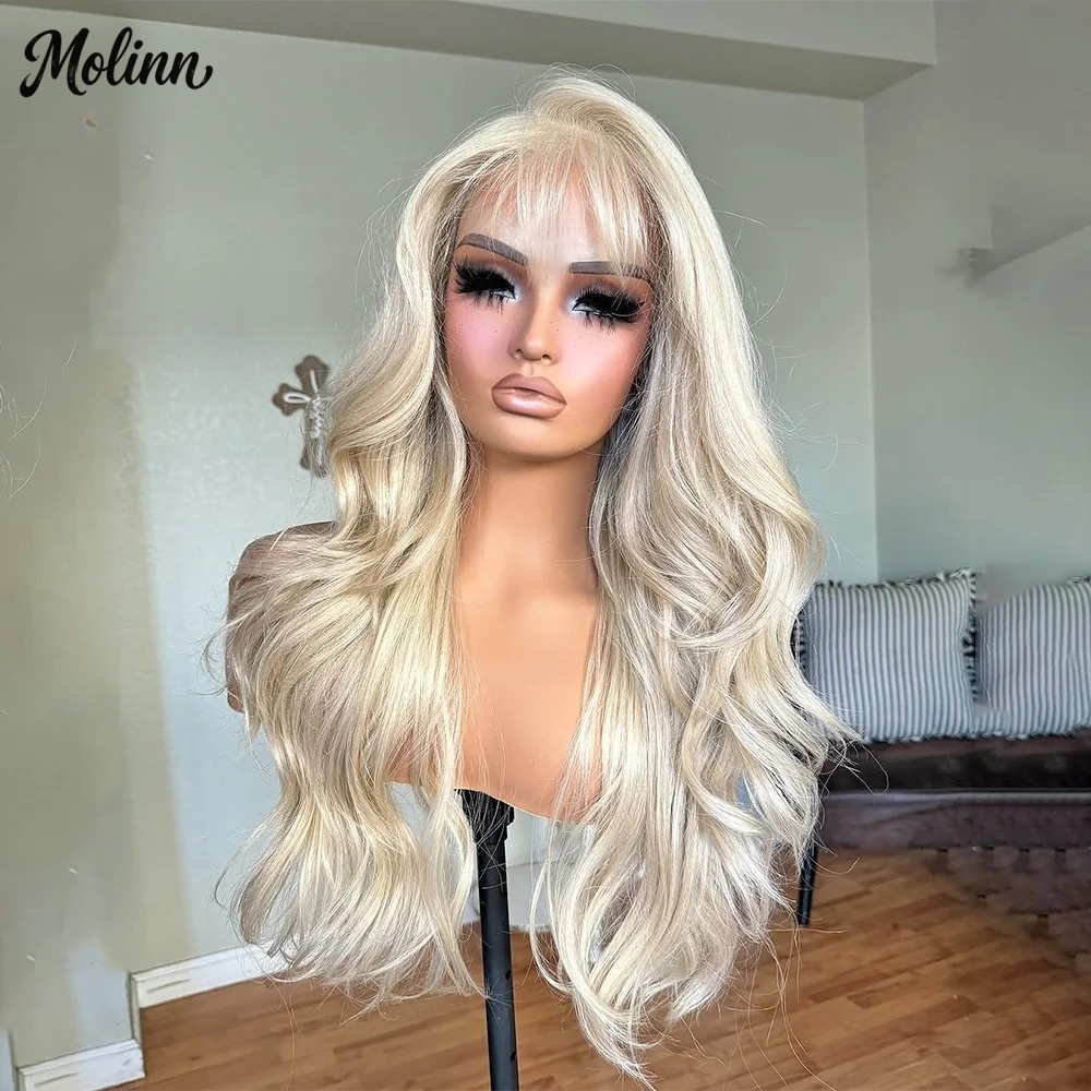 Wig Lace Front Blonde Body Wav - 613 Blonde Body Wave Lace Front Wig ulasan dan harga