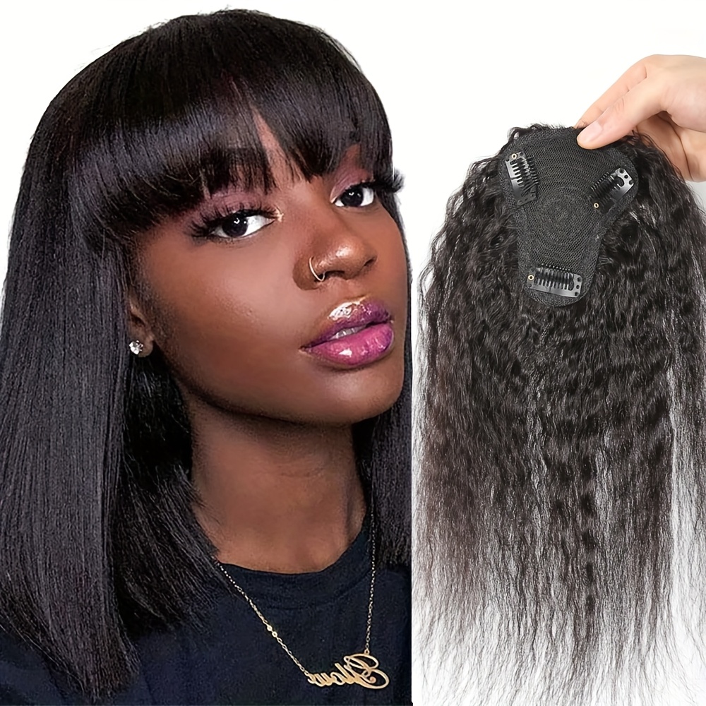 Rambut Topper Lurus Keriting d - Hair Bundles ulasan dan harga