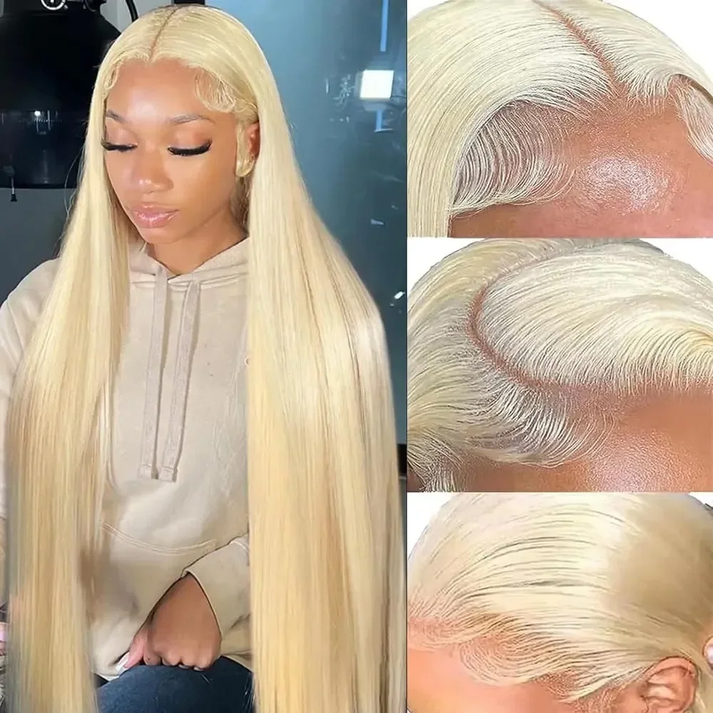 Rambut Manusia 613 Wig Lurus P - Hd Lace Frontal Wig Human Hair Pre Plucked ulasan dan harga