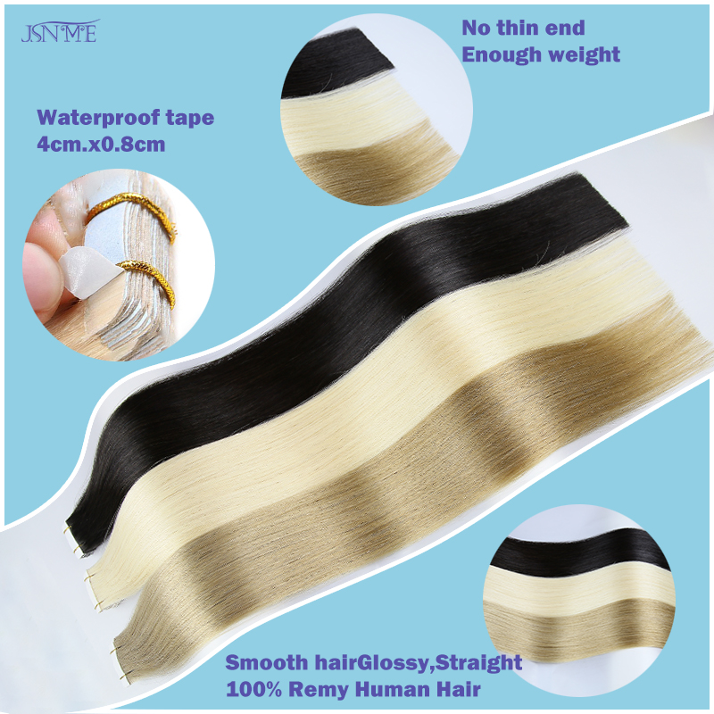 Ekstensi Rambut Tape In JSNME  - Invisible Tape In Extensions Real Hair ulasan dan harga