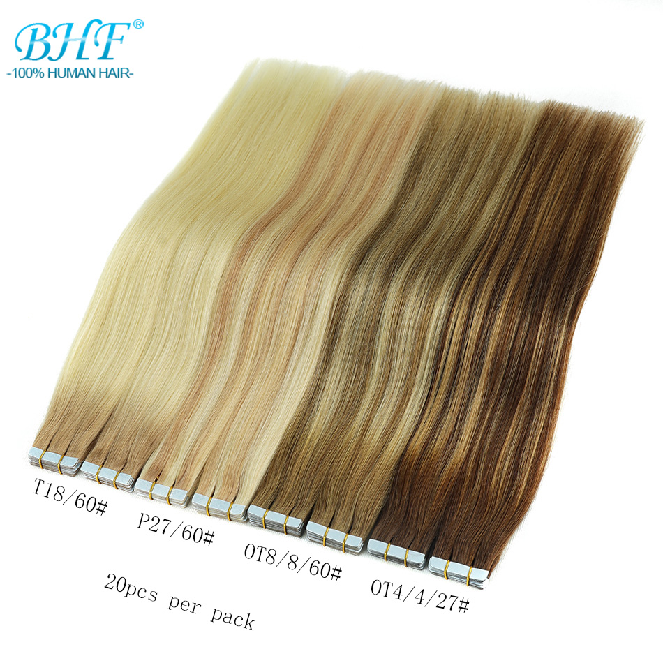 BHF plester ekstensi rambut ek - Invisible Tape In Extensions Real Hair ulasan dan harga