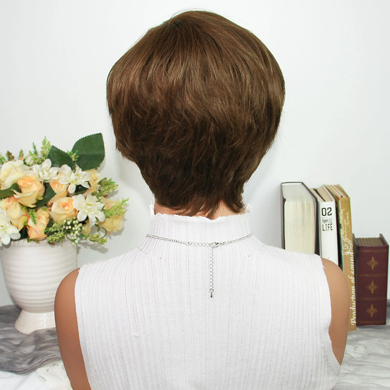 Wig Rambut Manusia Model Pixie - Short Pixie Cut Wig Human Hair Cheap ulasan dan harga
