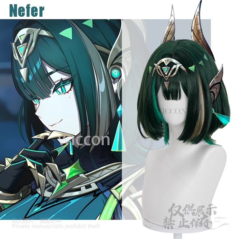 Permainan Anime Genshin Impact - Synthetic Wigs ulasan dan harga