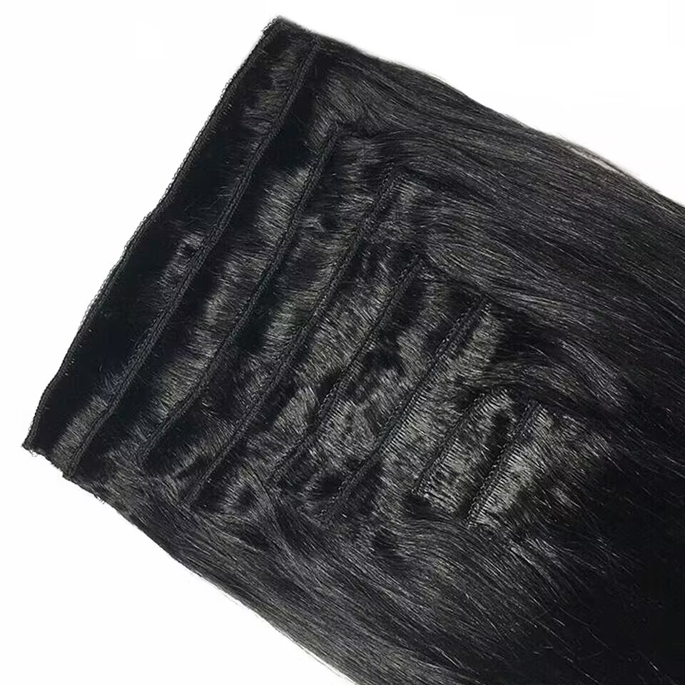 Ekstensi Rambut Clip In Lurus, - Invisible Tape In Extensions Real Hair ulasan dan harga