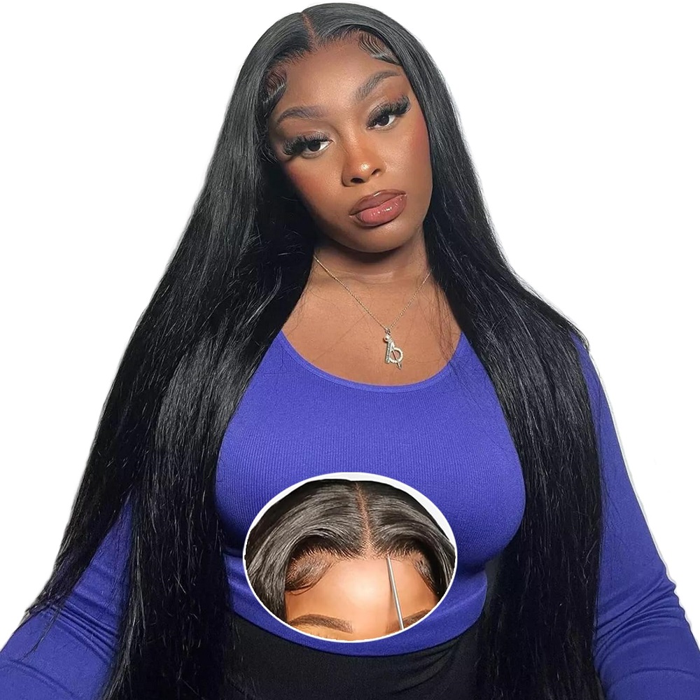 Wig Rambut Manusia Lurus Tanpa - Human Hair Wigs ulasan dan harga