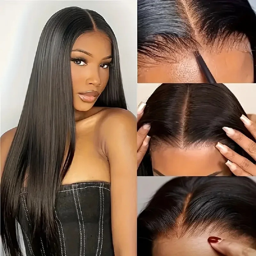 Wig Rambut Manusia Lurus Tanpa - Human Hair Wigs ulasan dan harga