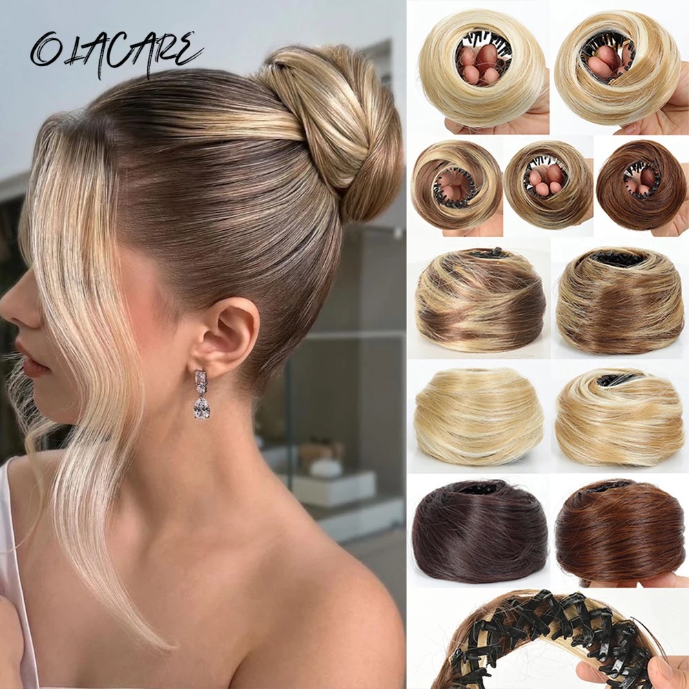 Jepit Rambut Mini Sintetis Mod - Claw Clip Messy Bun Hair Piece ulasan dan harga