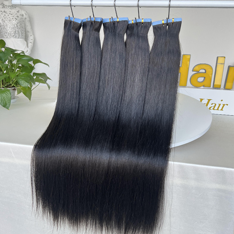 Ekstensi Rambut Lurus Tape In  - Invisible Tape In Extensions Real Hair ulasan dan harga